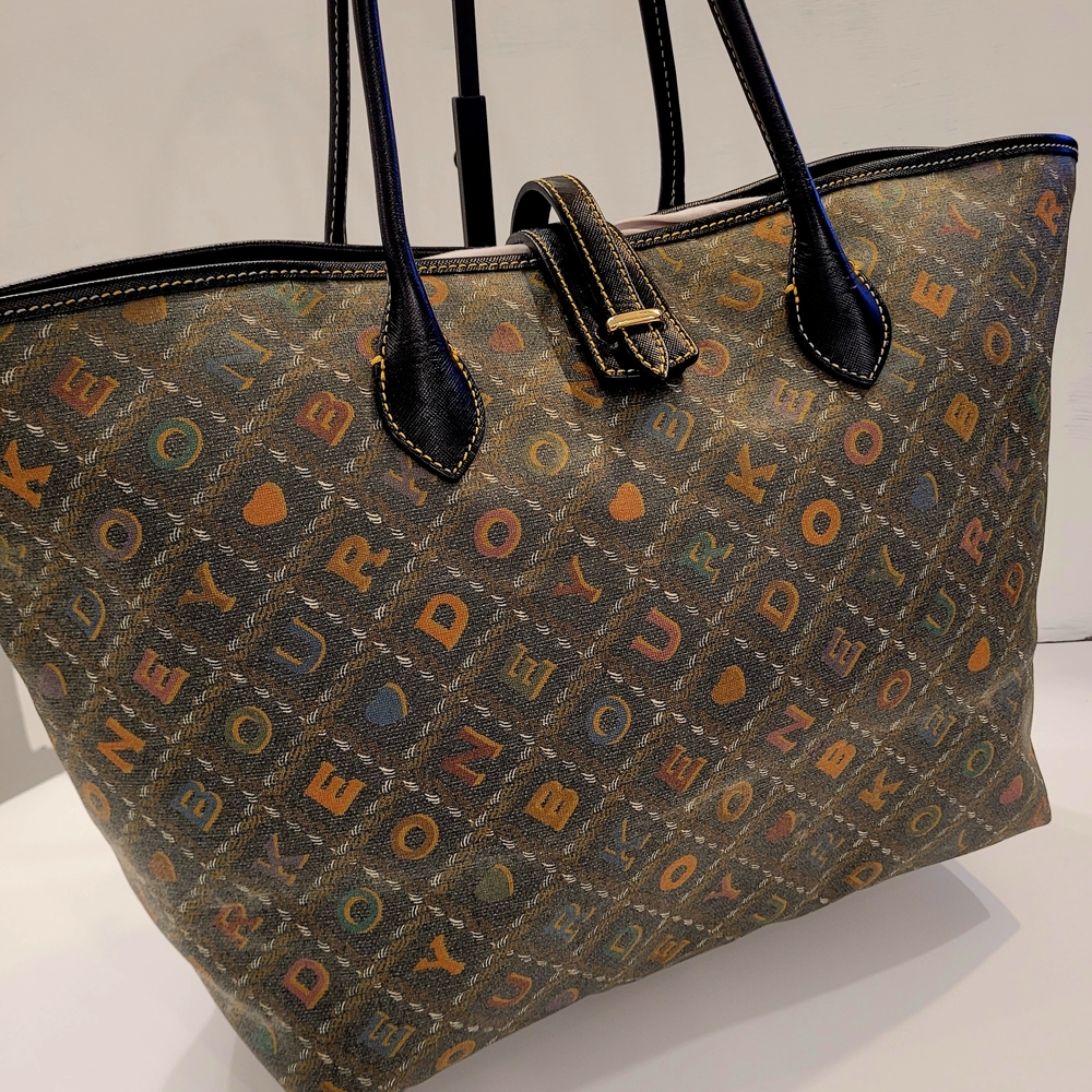 Dooney & Bourke Olive Green Tote - Picture 4 of 10